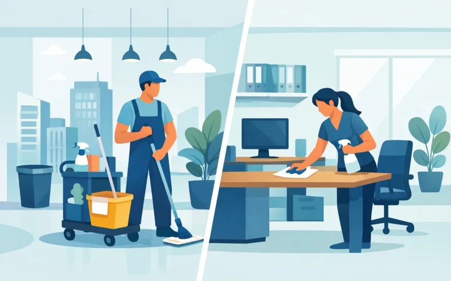 Is Commercial and Office Cleaning the Same?