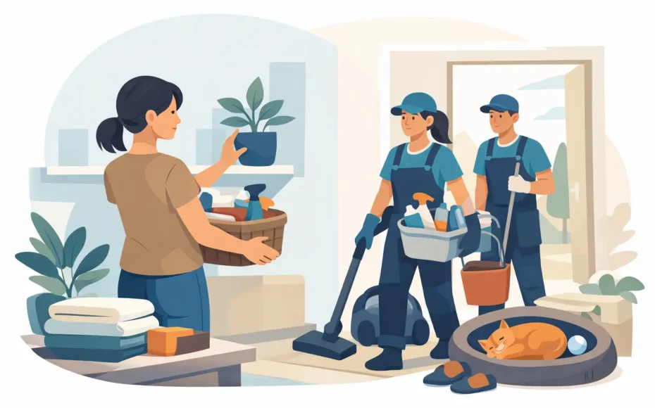 How to Prepare for Cleaners at Home