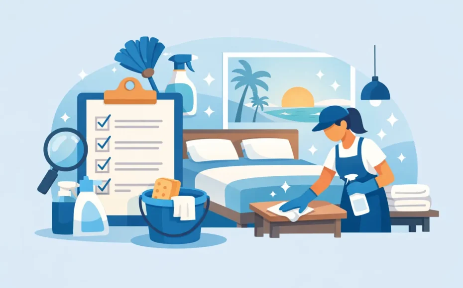 Vacation Rental Cleaning Checklist That Works